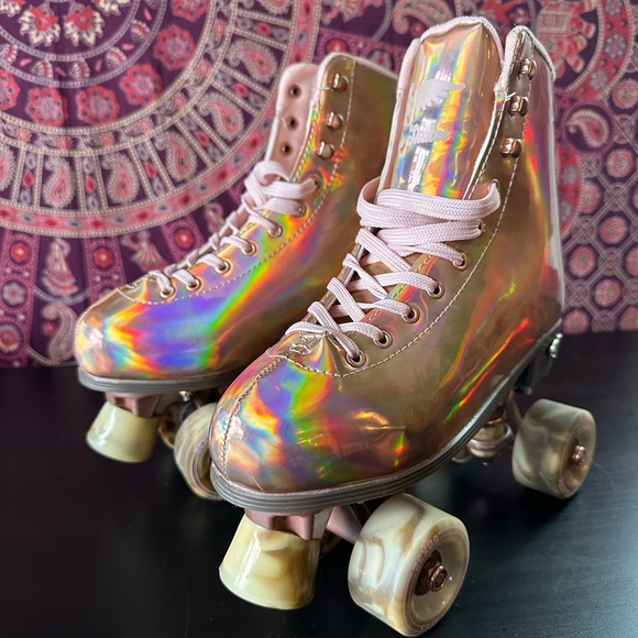 Angel Skates Other Angel Skates Holographic Roller Skates Sz 9